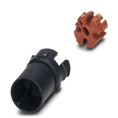 Phoenix Contact M12 Contact Carrier - Plug; SACC-MCI-M12MS-4CON; Male; 4-Pin; A - Standard Key
